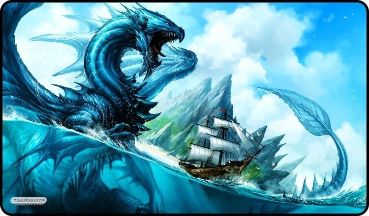 Image for GamerMats Playmat - Island Guardian (Premium White Stitched) - Playmats