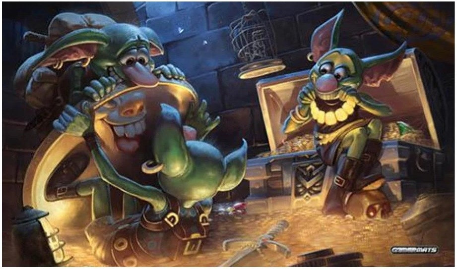 Image for GamerMats Playmat - Greed (Premium White Stitched) - Playmats