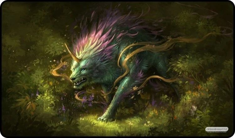 Image for GamerMats Playmat - Forest Shaman (Premium Black Stitched) - Playmats