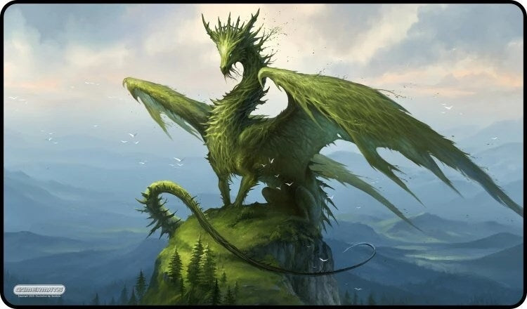 Image for GamerMats Playmat - Dragon of the Forest (Premium White Stitched) - Playmats