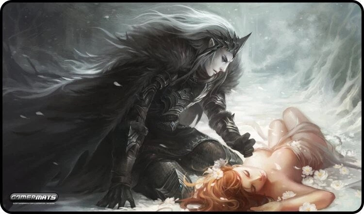 Image for GamerMats Playmat - Death's Embrace (Premium White Stitched) - Playmats