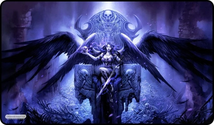 Image for GamerMats Playmat - Dark Angel (Premium Black Stitched) - Playmats