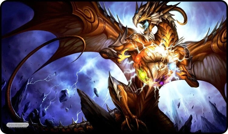 Image for GamerMats Playmat - Artifact Dragon (Premium White Stitched) - Playmats