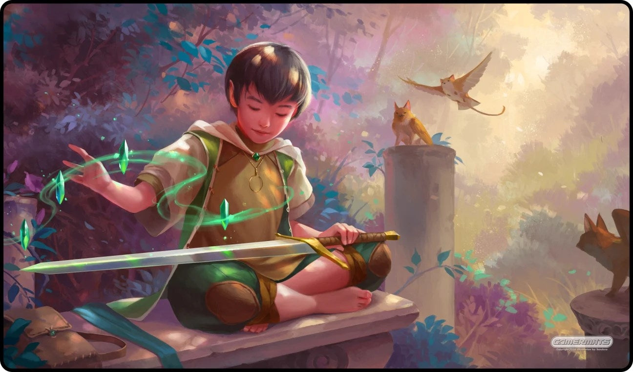 Image for GamerMats Playmat - Enchanting (Premium White Stitched) - Playmats