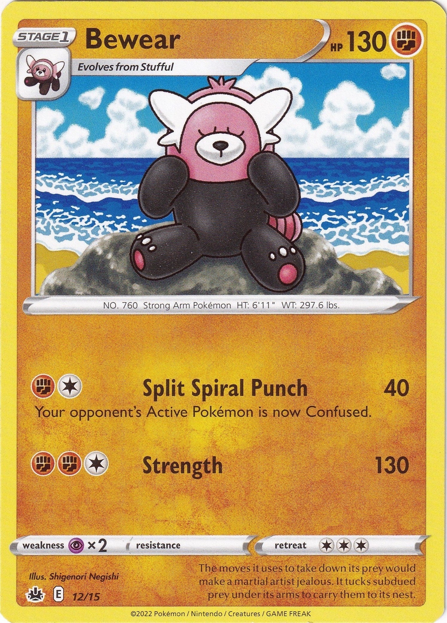 Image for Bewear (012/015) (McDonald's Promos 2022) (M22) - Pokemon