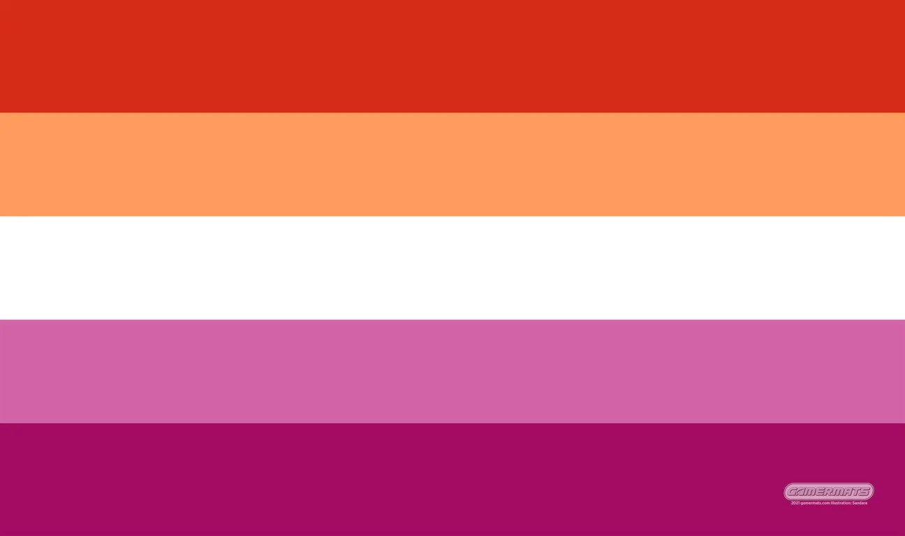 Image for GamerMats Playmat - Lesbian Pride Flag - Playmats
