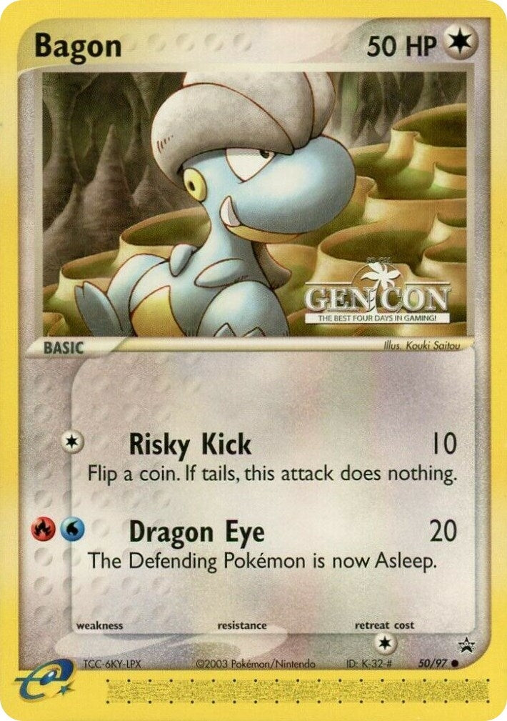 Image for Bagon - 50/97 (Gen Con 2004 Promo) (50/97) (Nintendo Promos) (PR) - Pokemon