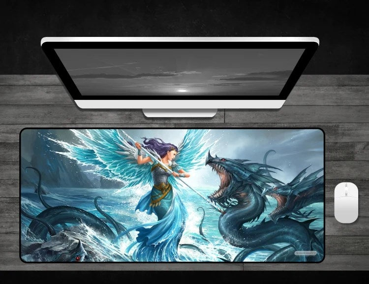 Image for Aquatic Angel - Deskmat - Playmats