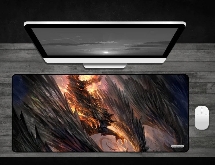 Image for Black Crystal Dragon - Deskmat - Playmats