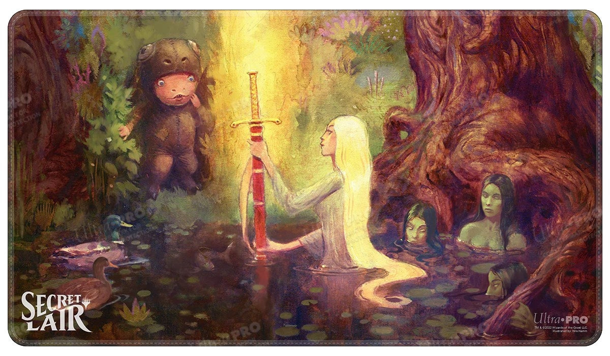 Image for Secret Lair August 2022 Nils Hamm Artist Series: Sword of Truth and Justice Standard Holofoil Playmat - Playmats