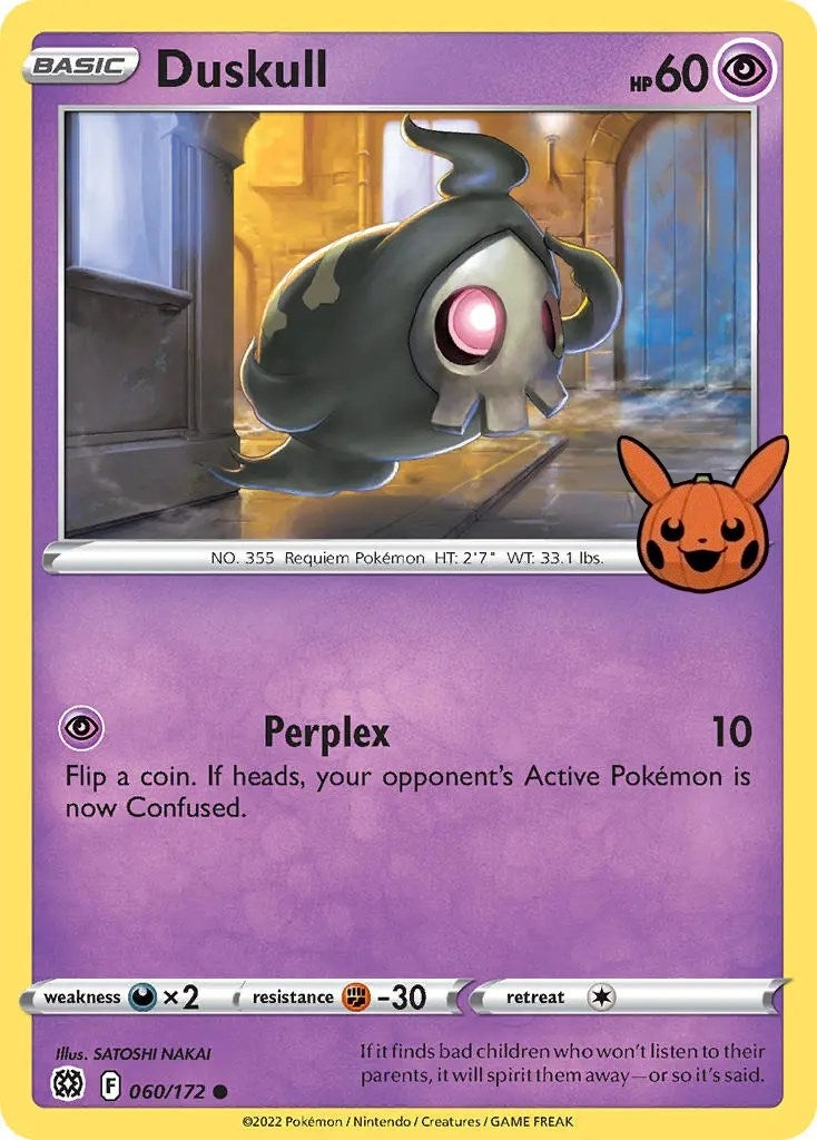 Image for Duskull (060/172) (Trick or Trade BOOster Bundle) (TTBB) - Pokemon