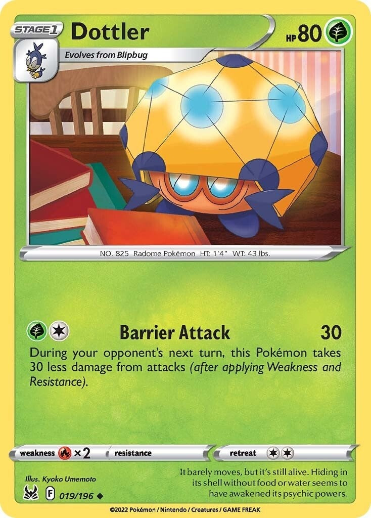 Image for Dottler (019/196) (SWSH11: Lost Origin) - Pokemon