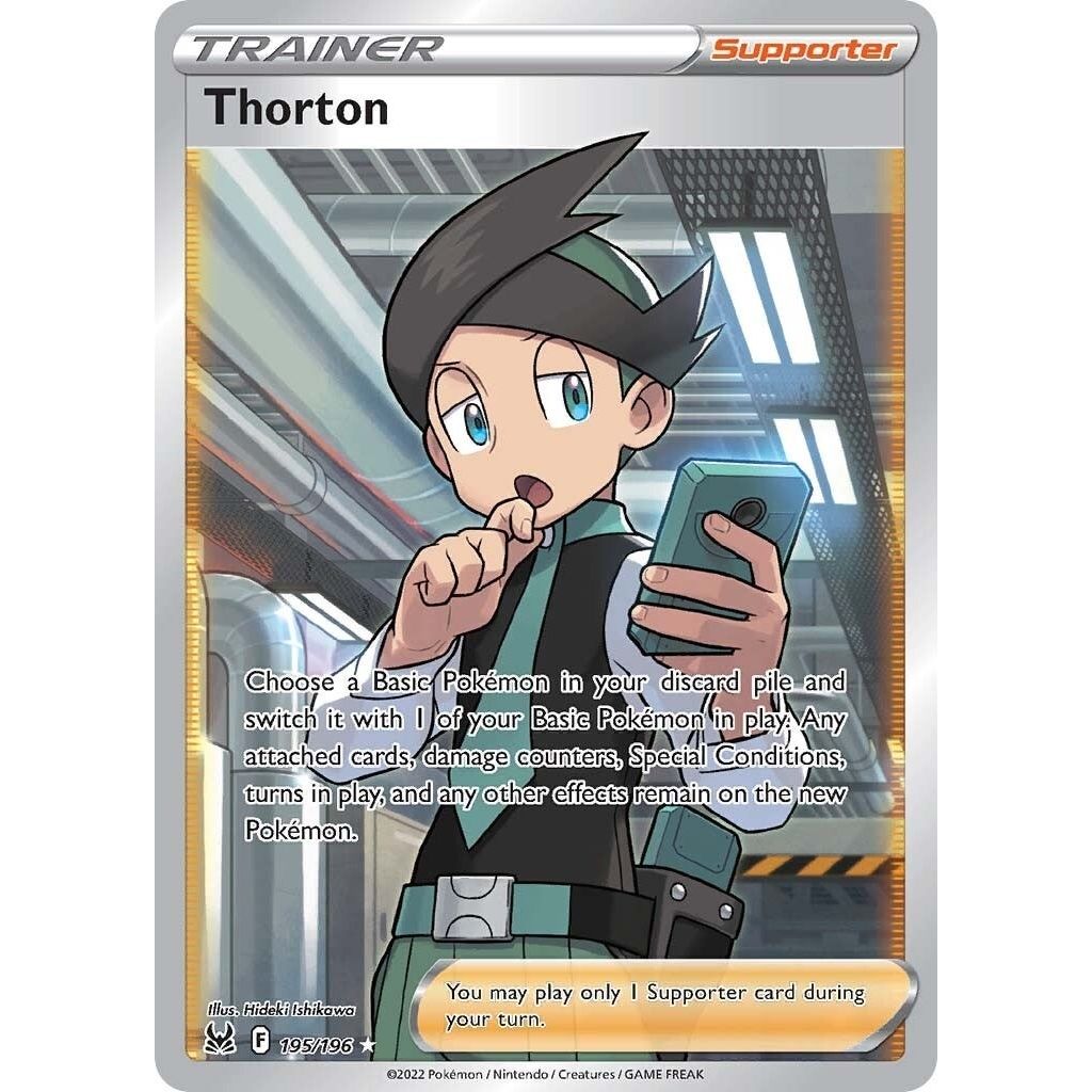 Thorton (Full Art) (195/196) (SWSH11: Lost Origin) - PokeBox USA