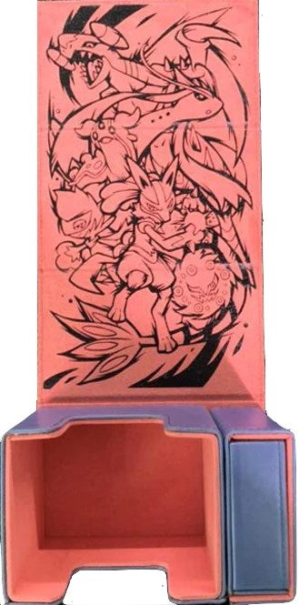 Image for The Champion's Force Deck Box with Magnetic Dice Tray (Lapis Blue) - Deck Boxes