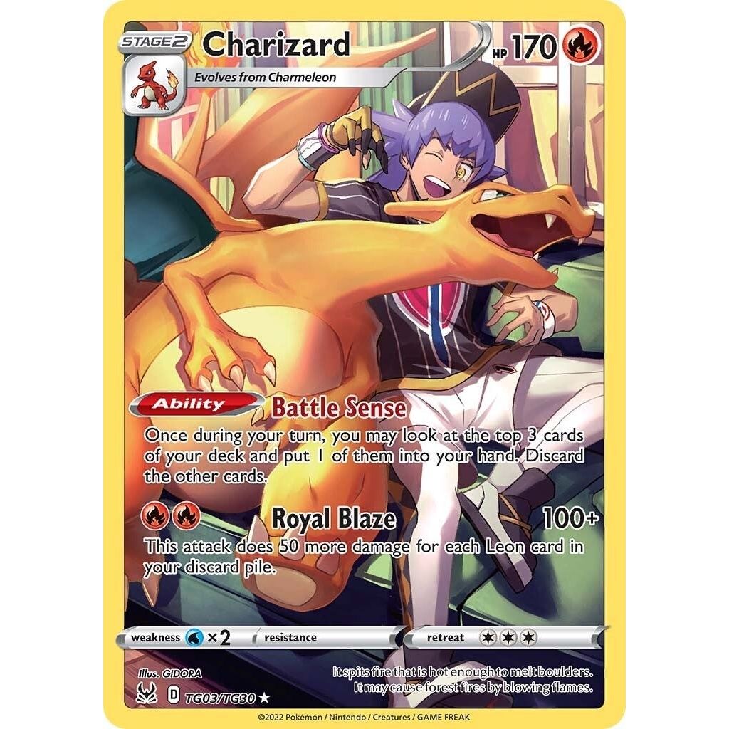 Charizard (TG03/TG30) (SWSH11: Lost Origin Trainer Gallery) - PokeBox USA