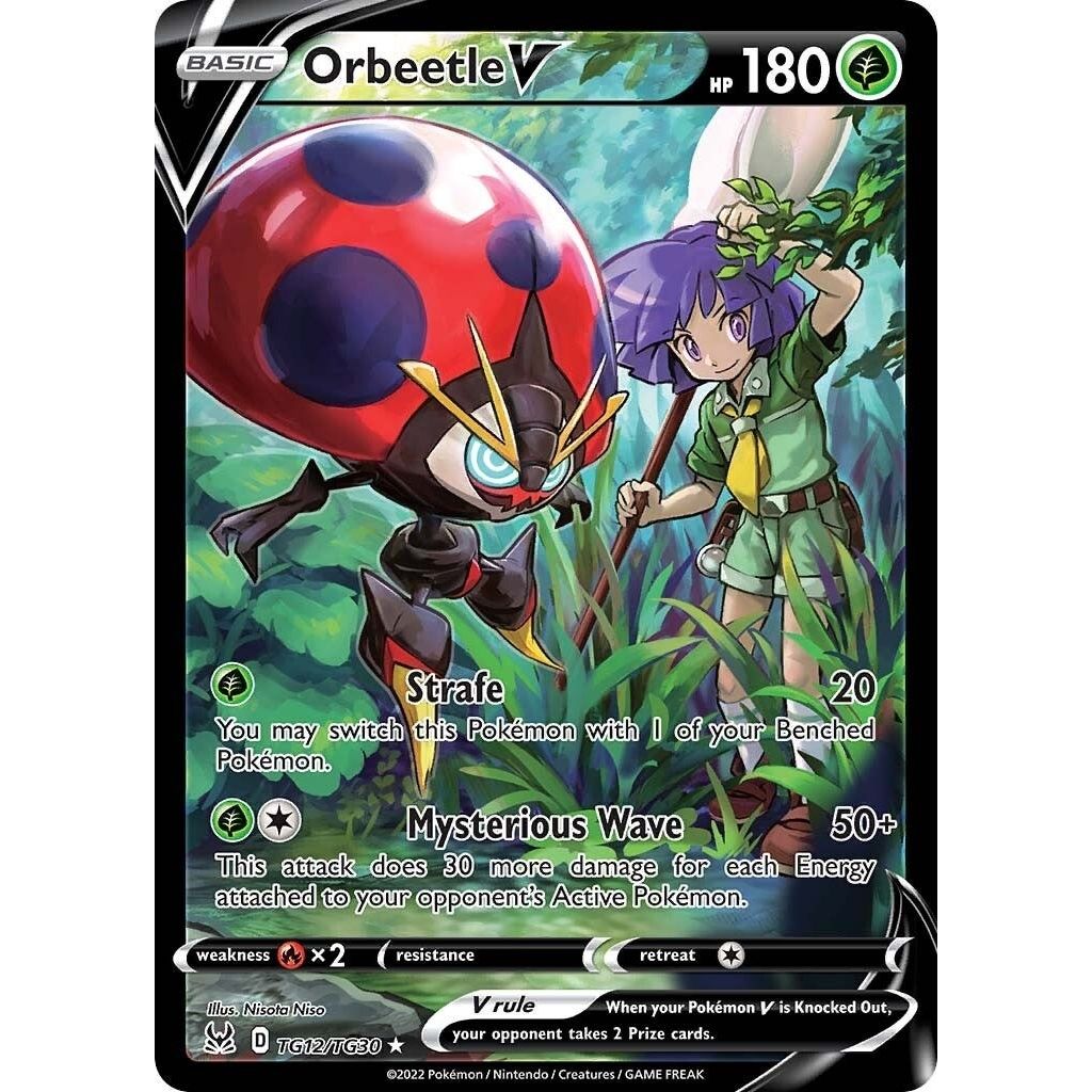 Orbeetle V (TG12/TG30) (SWSH11: Lost Origin Trainer Gallery) - PokeBox USA