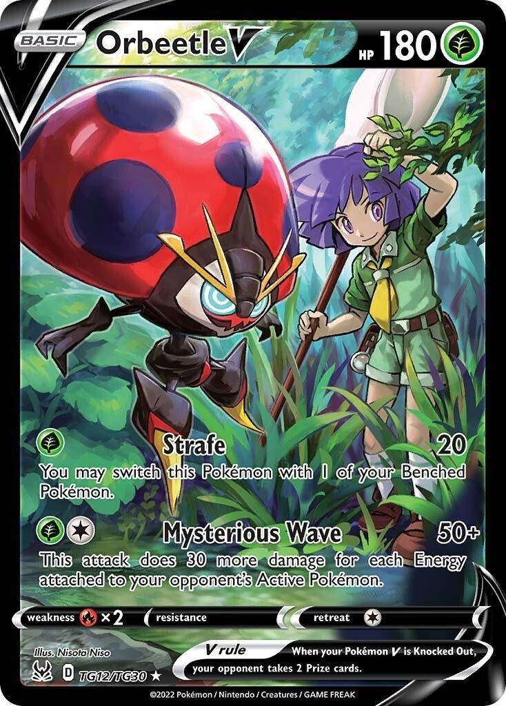 Orbeetle V (TG12/TG30) (SWSH11: Lost Origin Trainer Gallery) - PokeBox USA