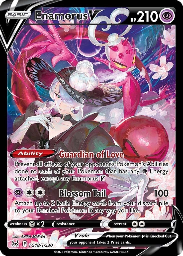 Enamorus V (TG18/TG30) (SWSH11: Lost Origin Trainer Gallery)