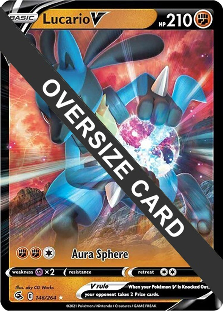 Image for Lucario V (146/264) (Jumbo Cards) (PR) - Pokemon