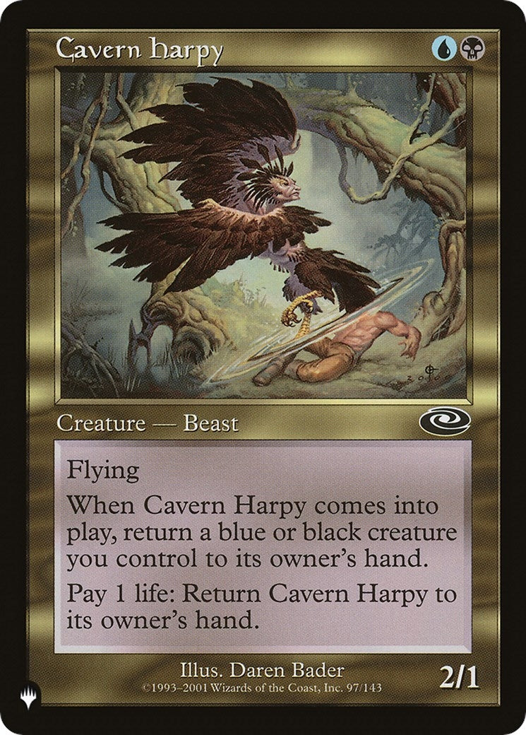 Cavern Harpy (97/143) (The List Reprints) - PokeBox USA