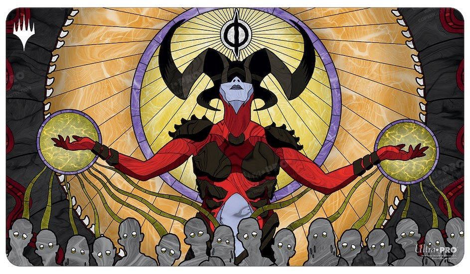 Image for Dominaria United Sheoldred, the Apocalypse Playmat for Magic: The Gathering - Playmats
