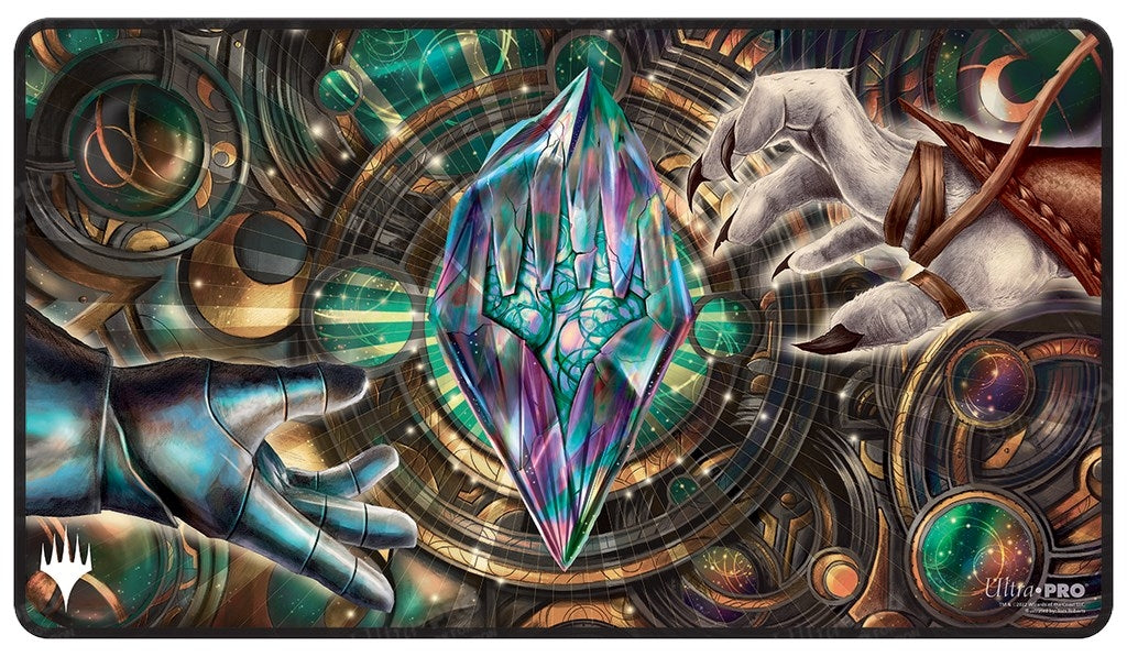 Image for Dominaria United Stylized Planeswalker Symbol Stitched Playmat for Magic: The Gathering - Playmats
