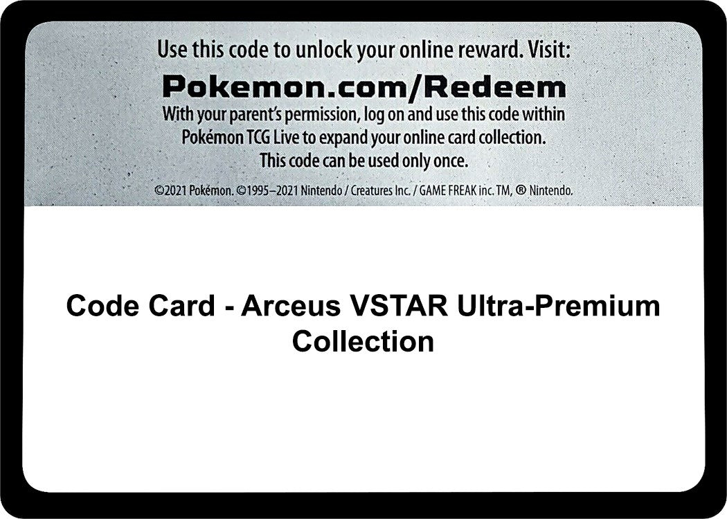 Image for Code Card - Arceus VSTAR Ultra-Premium Collection (Miscellaneous Cards & Products) (MCAP) - Pokemon