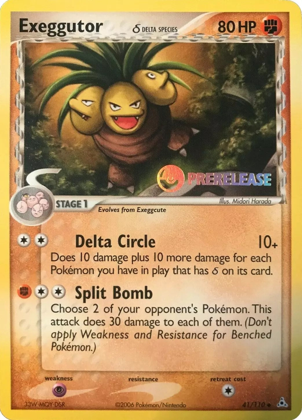 Image for Exeggutor (Delta Species) - 41/110 (Prerelease) (41/110) (Nintendo Promos) (PR) - Pokemon
