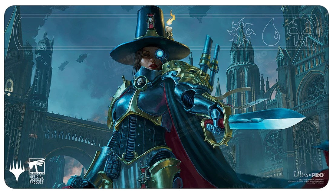 Image for Warhammer 40K Commander Inquisitor Greyfax Playmat for Magic: The Gathering - Playmats