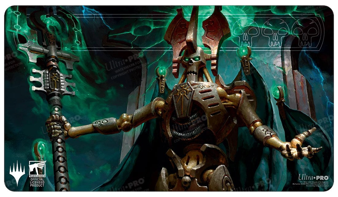 Image for Warhammer 40K Commander Szarekh, the Silent King Playmat for Magic: The Gathering - Playmats