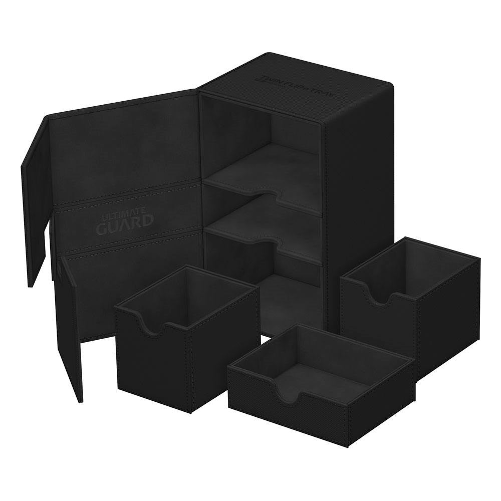 Image for Twin Flip`n`Tray XenoSkin Monocolor - Black (Holds 160+) - Deck Boxes