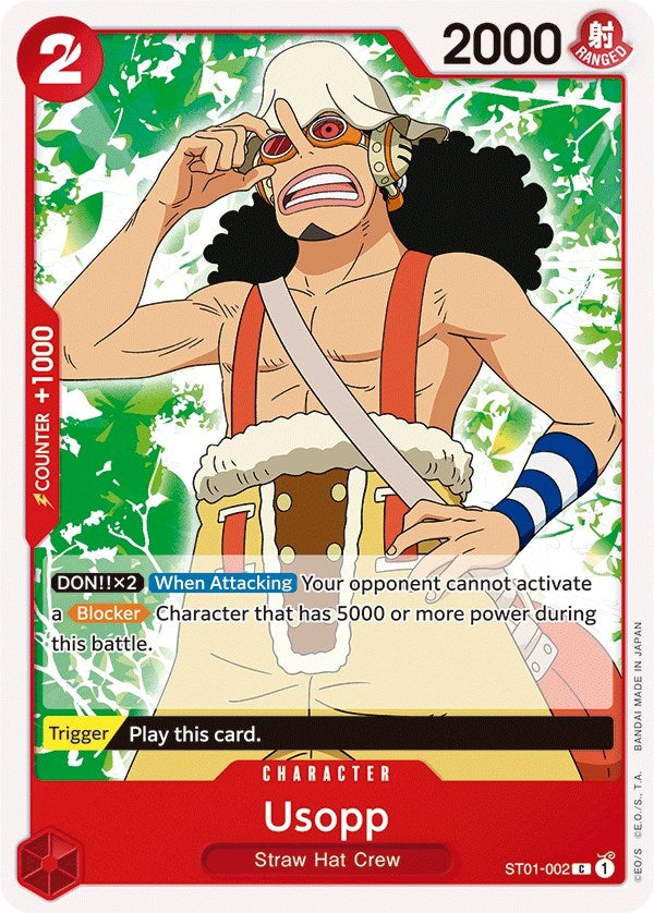 Image for Usopp (ST01-002) (Starter Deck 1: Straw Hat Crew) (ST-01) - One Piece Card Game