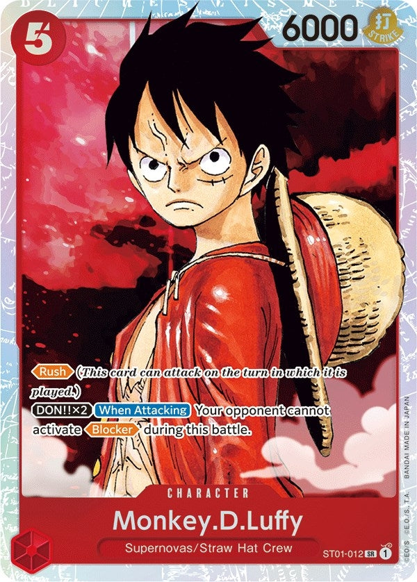 Image for Monkey.D.Luffy (012) (ST01-012) (Starter Deck 1: Straw Hat Crew) (ST-01) - One Piece Card Game
