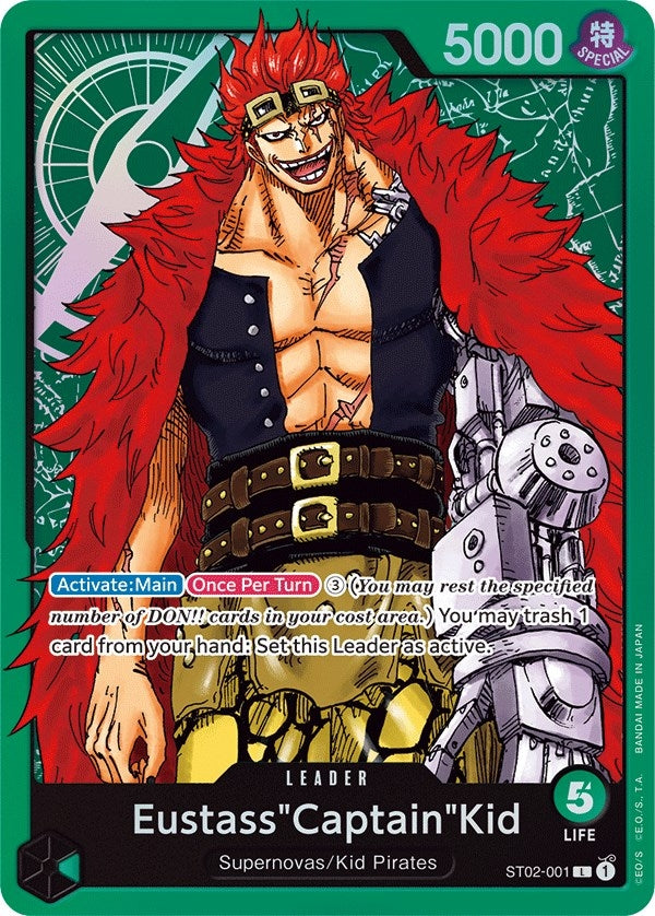 Image for Eustass"Captain"Kid (001) (ST02-001) (Starter Deck 2: Worst Generation) (ST-02) - One Piece Card Game