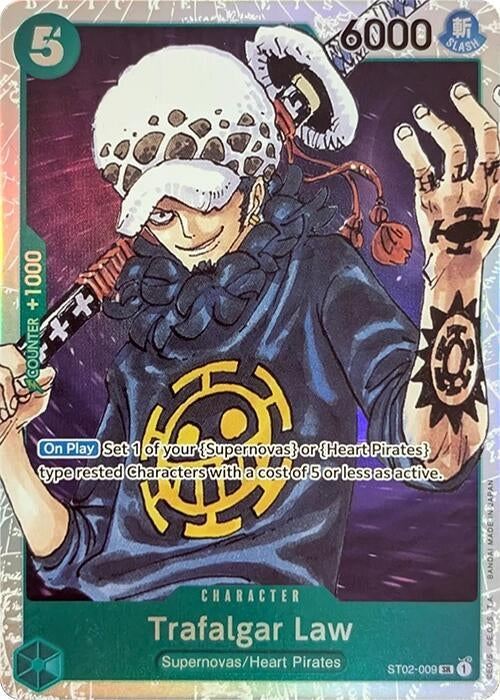 Image for Trafalgar Law (ST02-009) (Starter Deck 2: Worst Generation) (ST-02) - One Piece Card Game