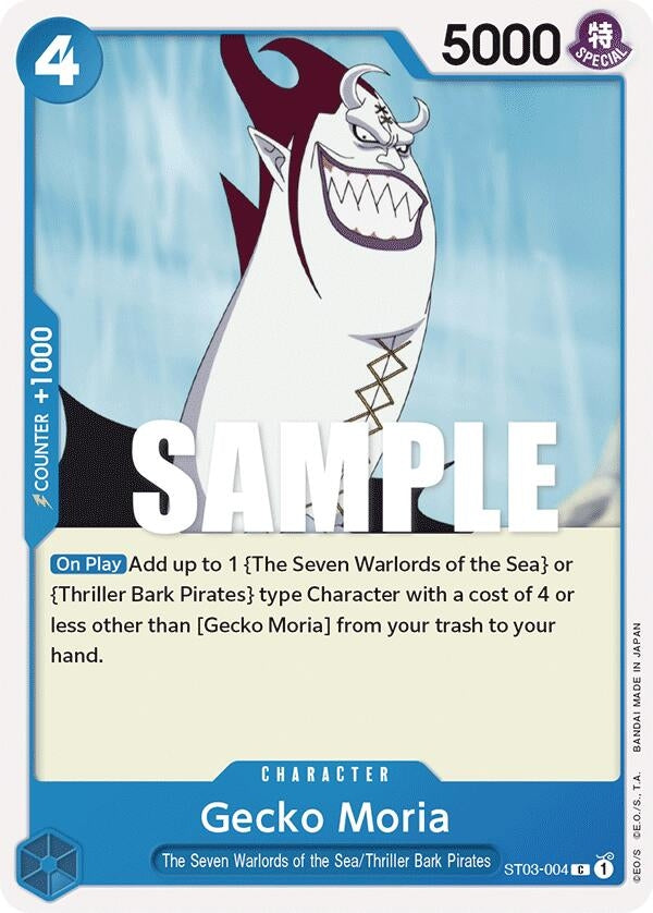 Image for Gecko Moria (ST03-004) (Starter Deck 3: The Seven Warlords of The Sea) (ST-03) - One Piece Card Game