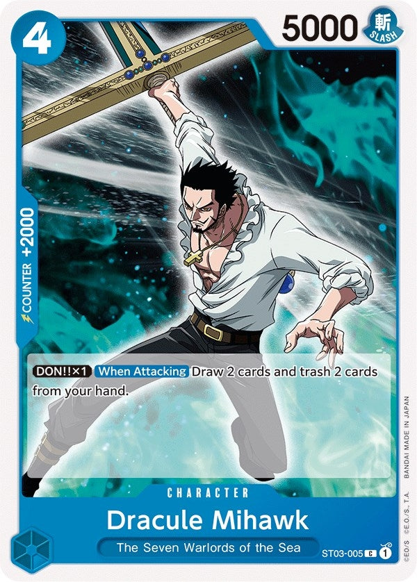 Image for Dracule Mihawk (ST03-005) (Starter Deck 3: The Seven Warlords of The Sea) (ST-03) - One Piece Card Game