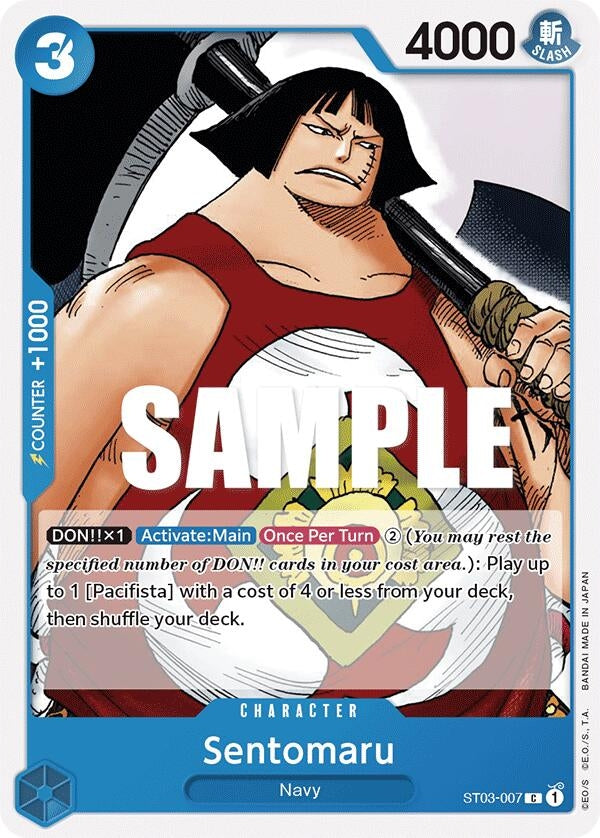 Image for Sentomaru (ST03-007) (Starter Deck 3: The Seven Warlords of The Sea) (ST-03) - One Piece Card Game