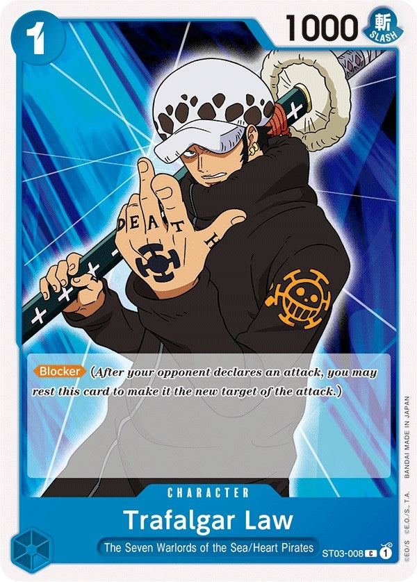 Image for Trafalgar Law (ST03-008) (Starter Deck 3: The Seven Warlords of The Sea) (ST-03) - One Piece Card Game
