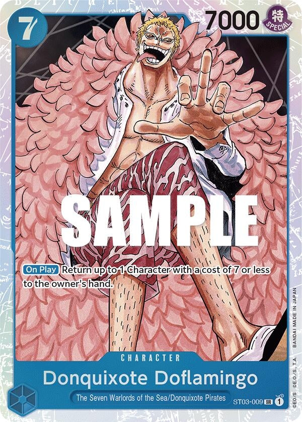 Image for Donquixote Doflamingo (ST03-009) (Starter Deck 3: The Seven Warlords of The Sea) (ST-03) - One Piece Card Game