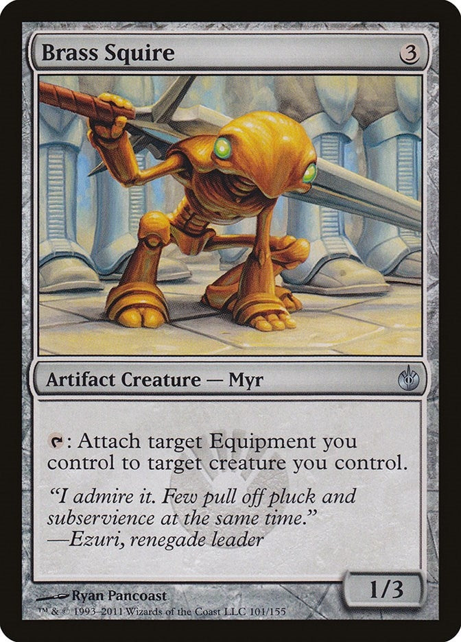 Brass Squire (101) (Mirrodin Besieged)
