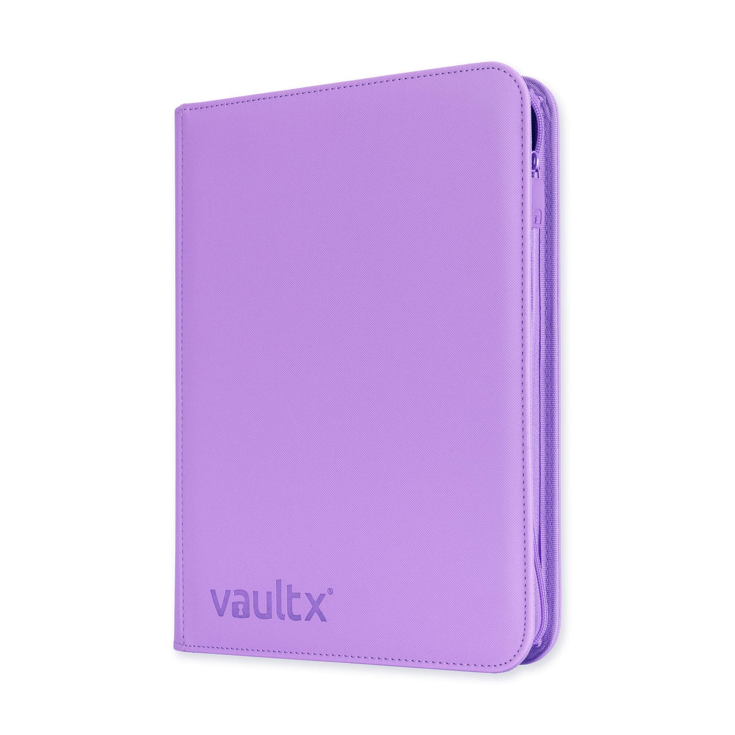 Vaultx - 9-Pocket Exo-Tec® Zip Binder - Just Purple