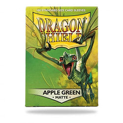 Dragon Shield - Standard 'Apple Green' DUAL Matte Sleeves 100 pack - PokeBox USA
