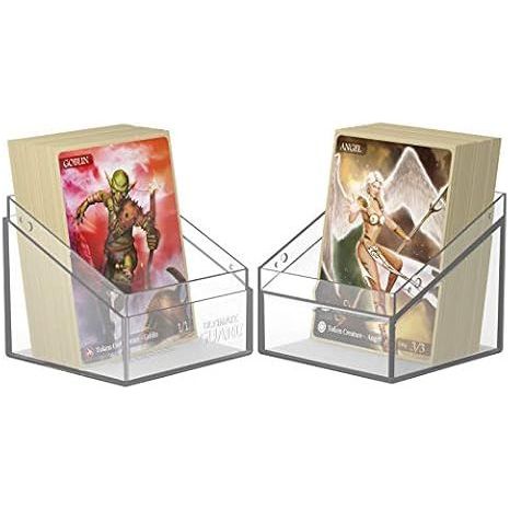 Ultimate Guard Boulder Deck Case 100+ Standard Size Clear Deck Box - PokeBox USA
