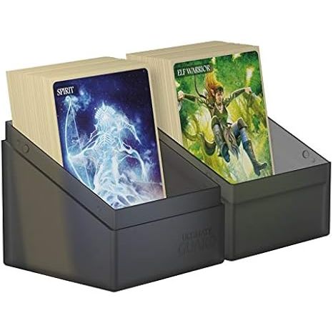 Ultimate Guard Boulder Deck Case 100+ Standard Size Onyx Deck Box - PokeBox USA