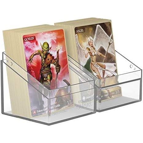 Ultimate Guard Boulder Deck Case 100+ Standard Size Clear Deck Box - PokeBox USA