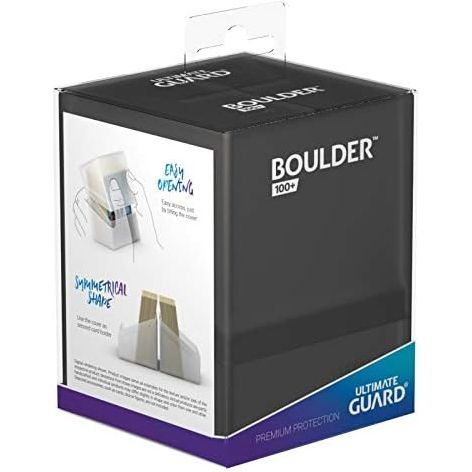 Ultimate Guard Boulder Deck Case 100+ Standard Size Onyx Deck Box - PokeBox USA