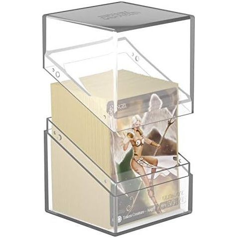 Ultimate Guard Boulder Deck Case 100+ Standard Size Clear Deck Box - PokeBox USA