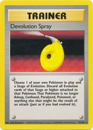 Image for Devolution Spray (072/102) (Base Set) - Pokemon