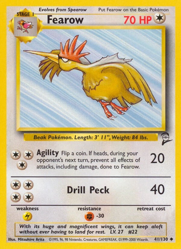Image for Fearow (041/130) (Base Set 2) - Pokemon